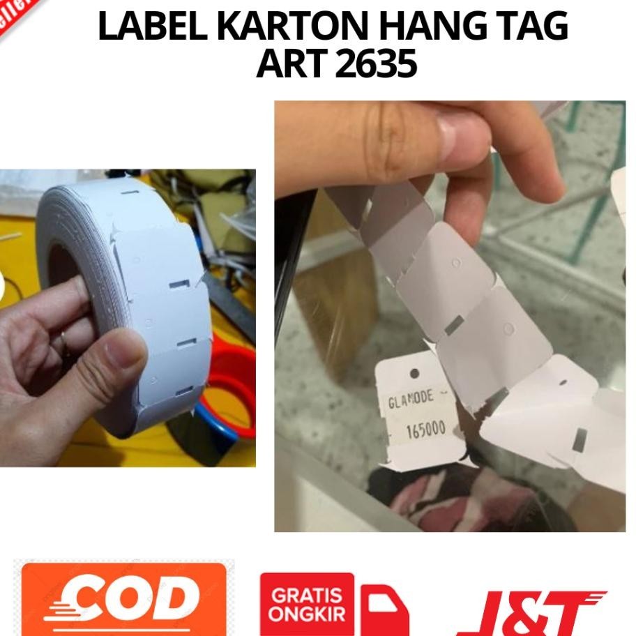 

[Bayar Di Tempat] Label Karton Hang Tag Art 2635