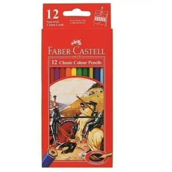 

PENSIL WARNA FABER CASTELL 12 WARNA CLASSIC