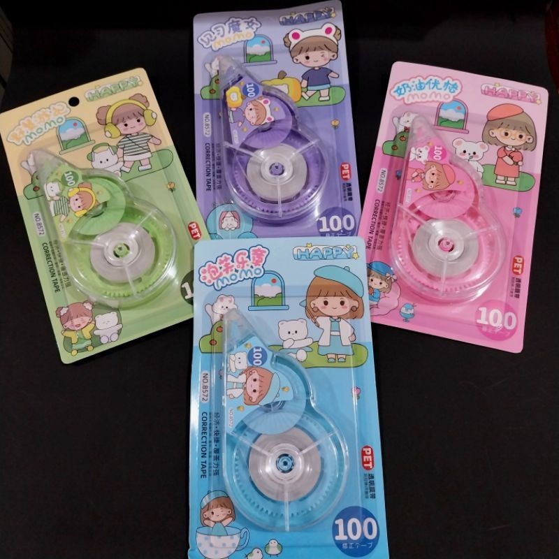 

(1 pcs) Tipe Ex Kertas / Pita Correction Tape 100 M