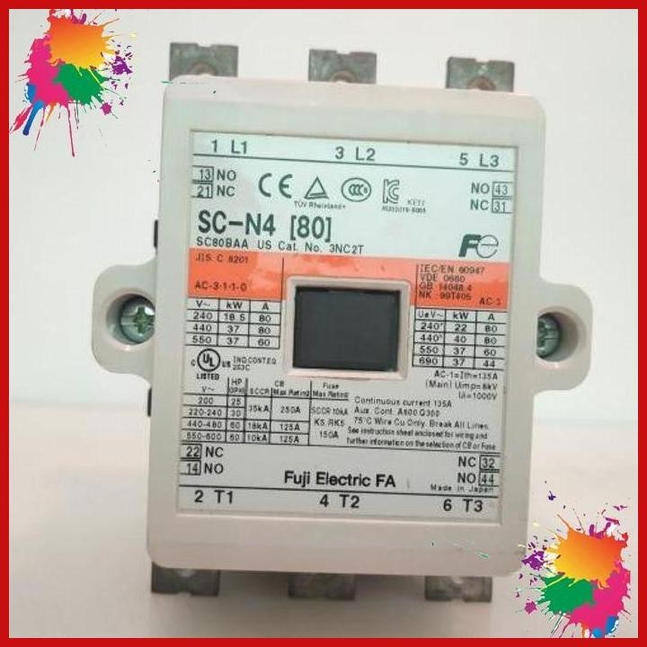 magnetic contactor fuji electric sc-n4 220v [cdj]