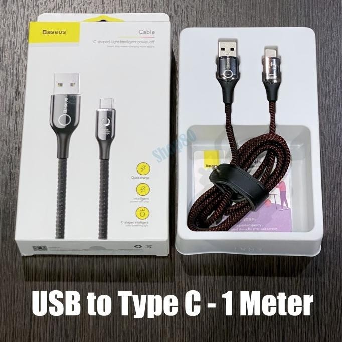 juw Baseus Auto Disconnect Type C Kabel Charger Fast Charging Cable PD QC
