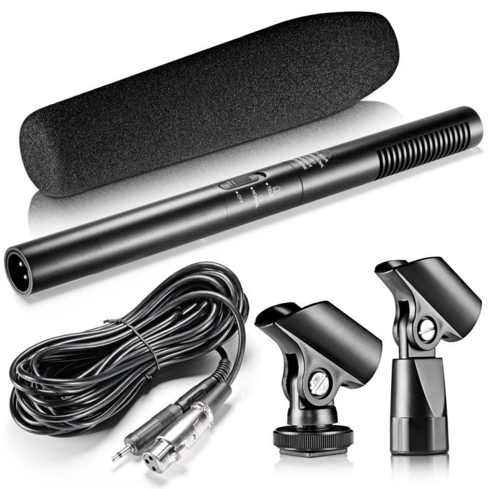 Asli Avpro Ma-G18 Professional Dslr Shotgun Microphone - Black Best Quality