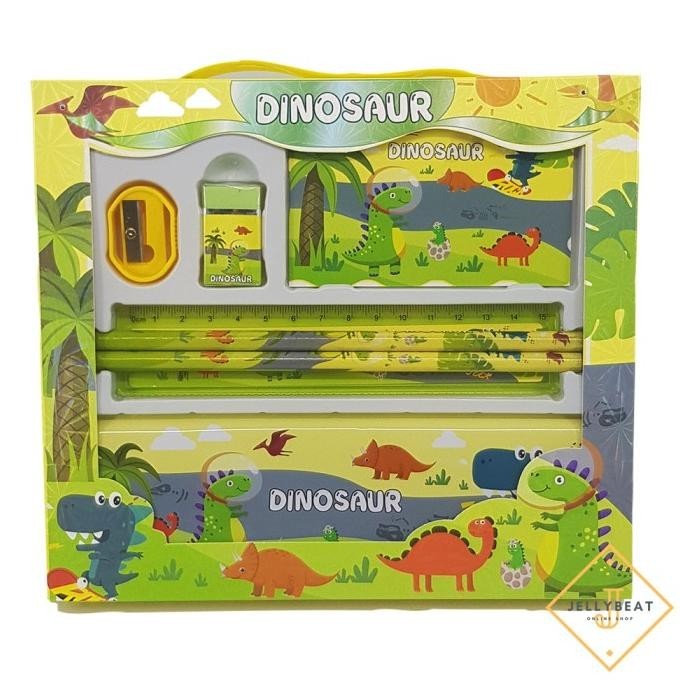 

Berkualitas Stationery alat tulis atk study set - Dino .,