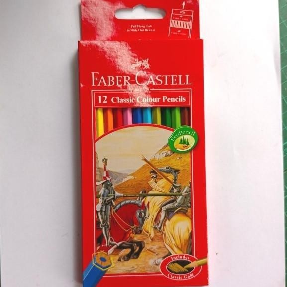 

Miliki pensil 12 warna faber castell panjang classic ~