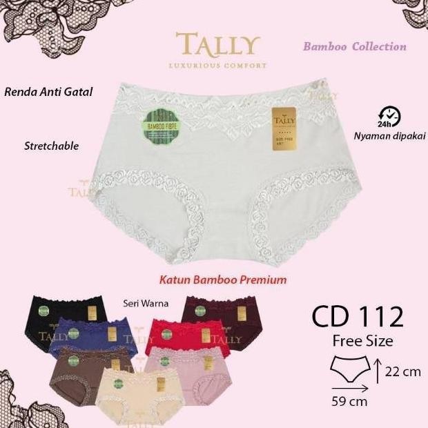 Special - TALLY Cd wanita Renda 113 Serat Bamboo