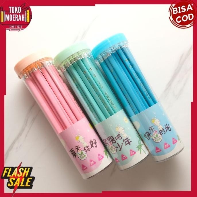 

Baru PENSIL LUCU PENSIL AISHING 2B PENSIL KAYU PENGHAPUS UNIK !