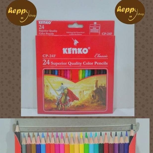 

Hot Sale - Pensil Warna Kenko 24 Warna Panjang ~