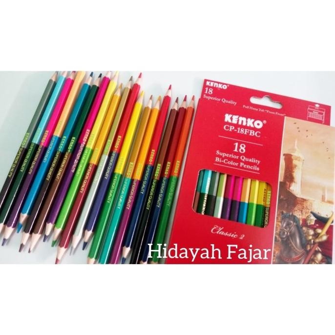 

Special pensil warna - pensil warna kenko - pensil warna bolak-balik