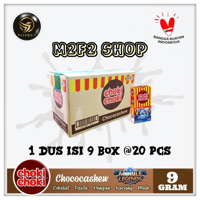 

Choki Choki Stik Chococashew Cokelat Pasta - 10 gr (Harga Karton)