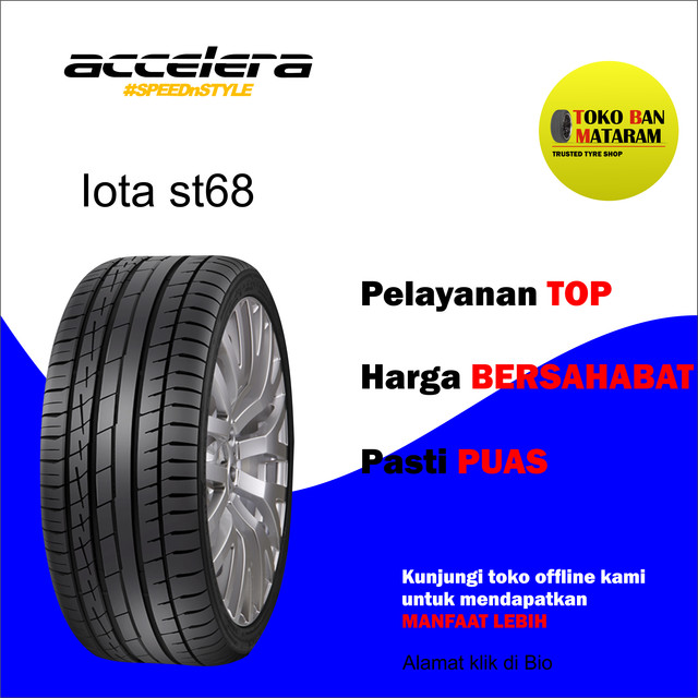 ban mobil Accelera 225/55R19 225/55/19 R19 R 19 Iota ST68 mazda CX5
