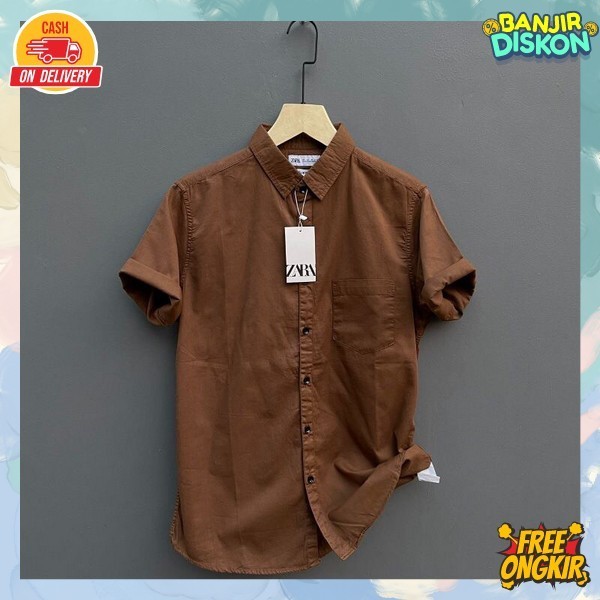 Kemja Prndek Ptia Terbaru Kemejan Peria Lengan Pendek Krmeja Distro Premium Hem Original Primium Qua