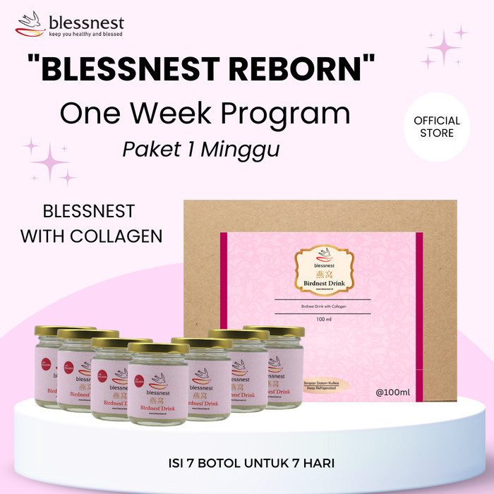 

BIRD'SNEST DRINK, MINUMAN SARANG BURUNG WALET. ASLI 100% BLESSNEST