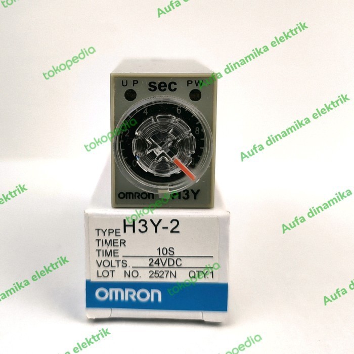 Terbaru H3Y-2 10Second 24Vdc Timer Omron H3Y-2 10S Timer Omron H3Y-2 Promo Terlaris