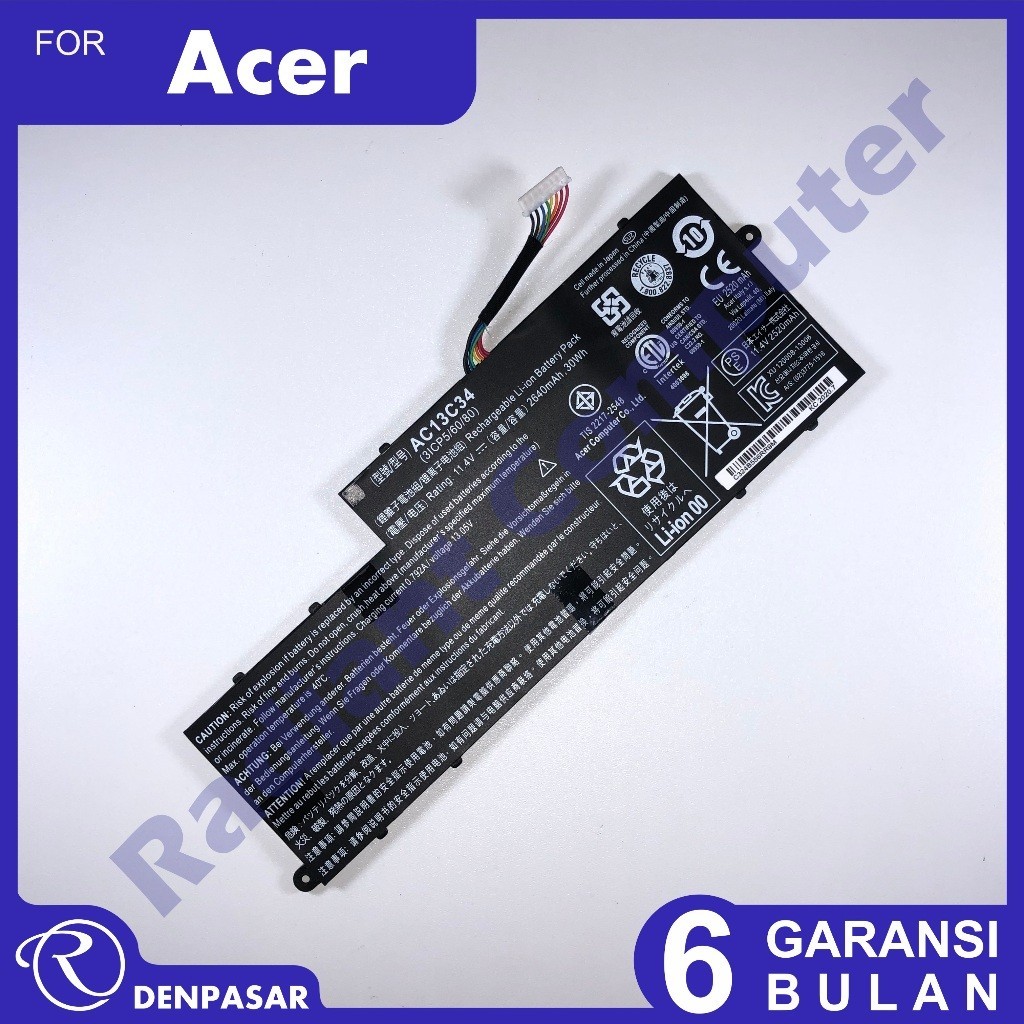 Baterai Acer Aspire E3-111 E3-112 E3-112M AC13C34