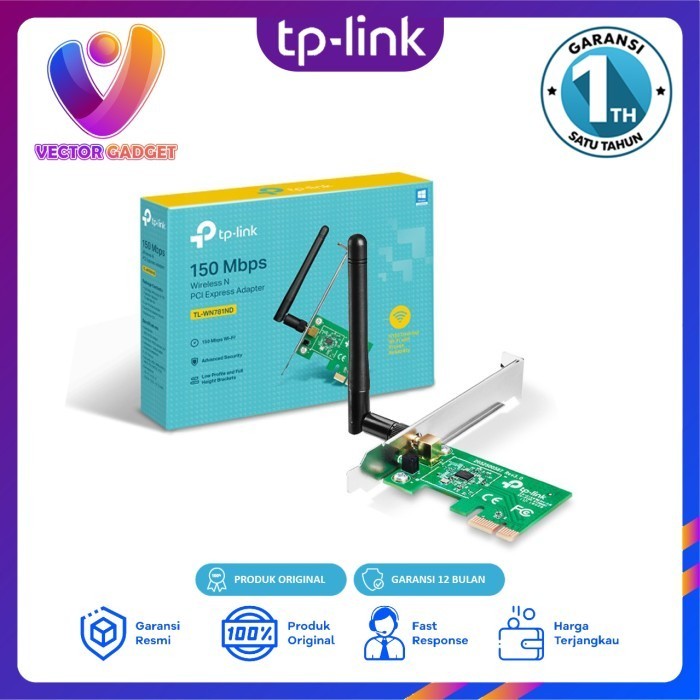TERBARU - TPLINK WN781ND TP Link PCI EXP WIFI / wifi pci card