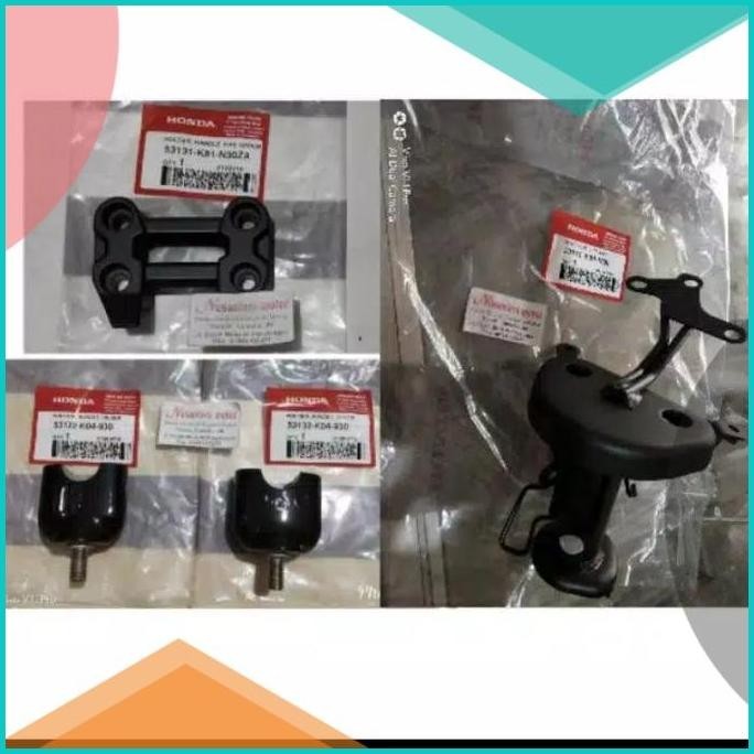 dudukan stang stir beat street set komplit raiser atas bawah post comp