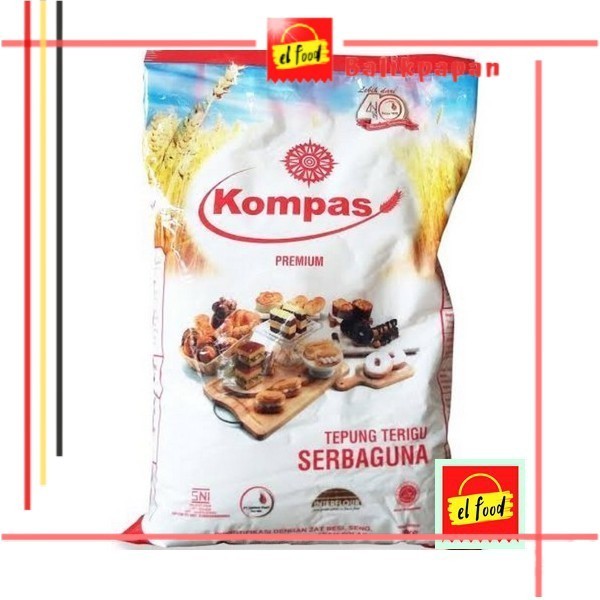 

TEPUNG TERIGU 1kg Kompas /ELFOOD/Sembako/Tepung Kompas