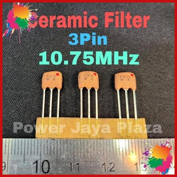 keramik ceramic filter 3pin 10.75mhz  10.75 mhz 10.7mhz 10,7mhz [pjp]