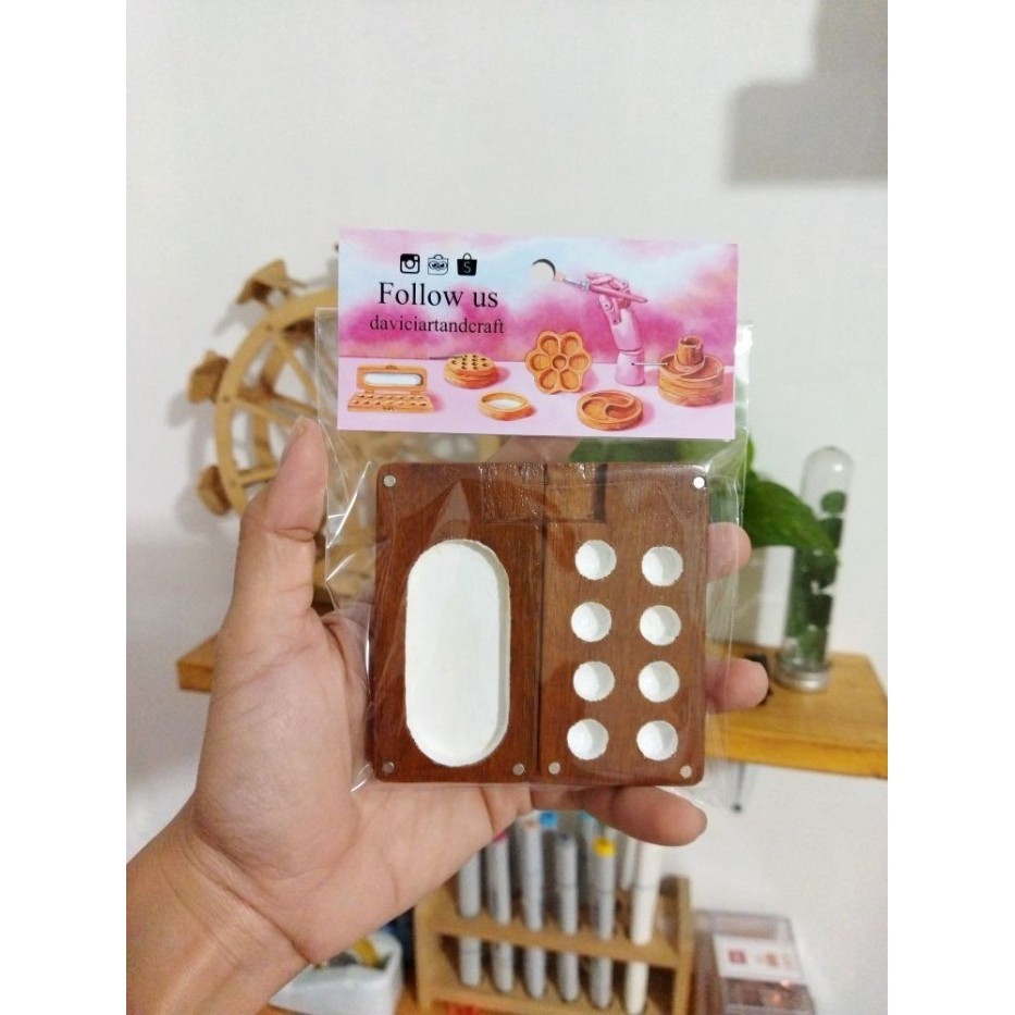 

Terjangkau DAVICI ART & CRAFT Student Wooden Palette / Palet Cat Lukis Kayu Mini