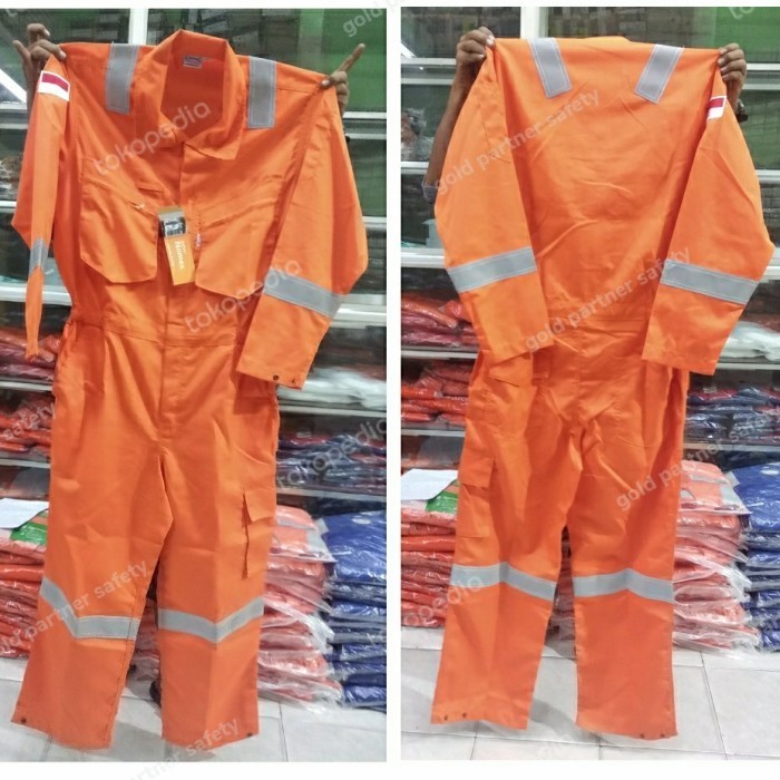 Wearpack Coverall Flemings Nomex IIIA 4,5 Oz Bahan Nomex Asli