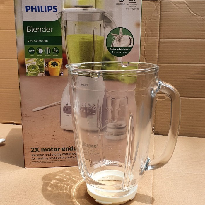 Set Gelas Blender Philips Hr 2116 Hr 2071 Kaca Ori Best