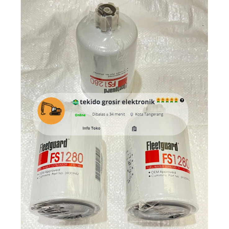 Fs 1280 Filter Fleetguard Fs1280 Best