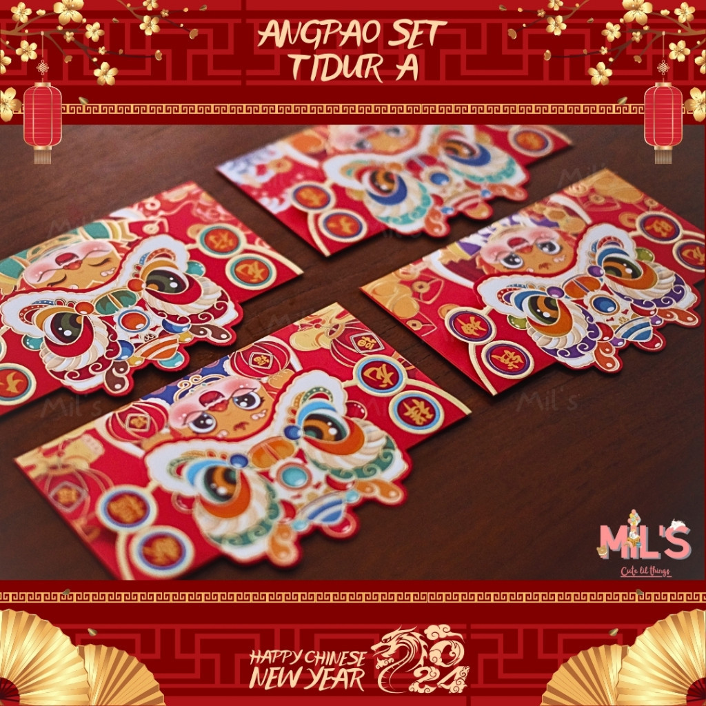 

K26 [ CUTE MIL'S ] ANGPAO IMLEK PREMIUM TAHUN NAGA 2024 ANGPAU CNY ANGPAO DOMPET LIPAT HONGBAO CHIN