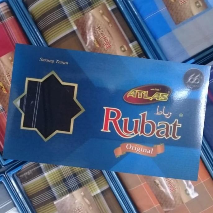 Sarung Atlas Rubat Ukuran Dewasa Perlengkapan Alat Sholat Muslim Pria