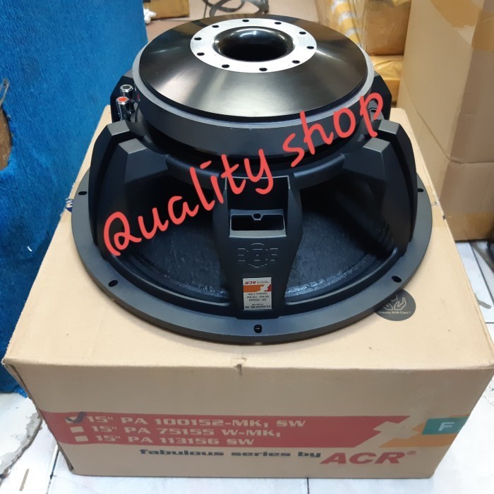 Speaker Subwoofer Acr Pa 100152 Mk I Sw Fabulous 15 Inch Terlariss 