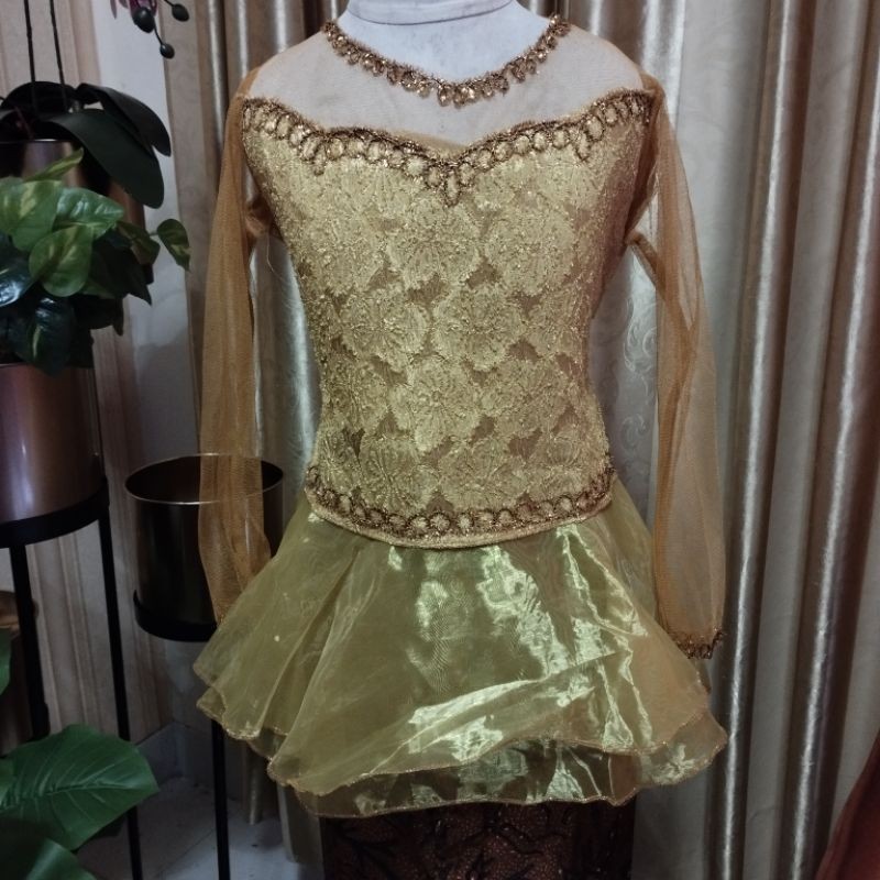 Atasan Kebaya Anak Jaguar Organdi Polos