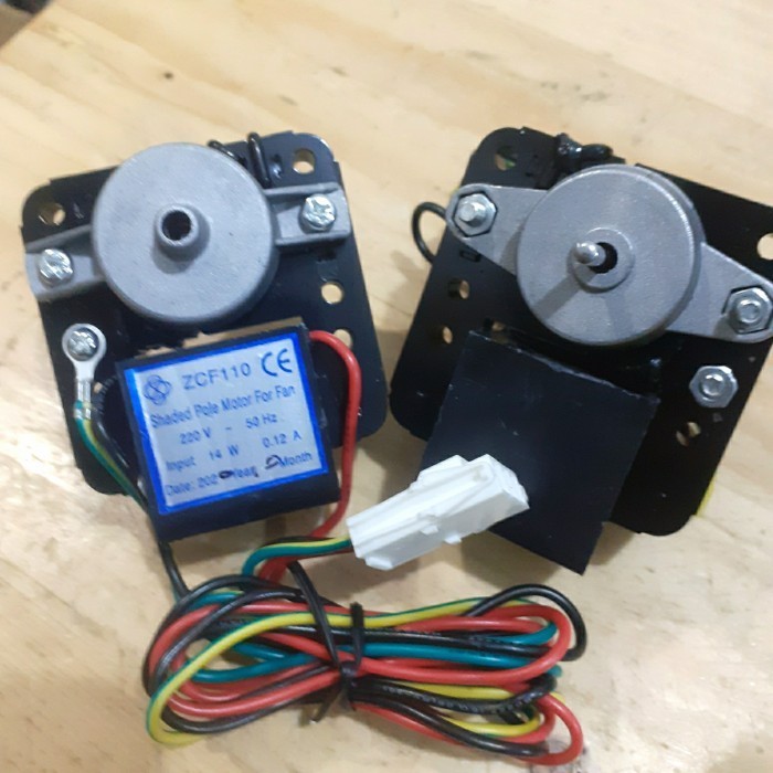 Motor Fan Kipas Kulkas Showcase Polytron Oiginal Best