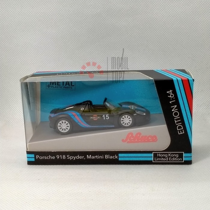 Promo Schuco Diecast Porsche 918 Spyder Martini Black Terbaru