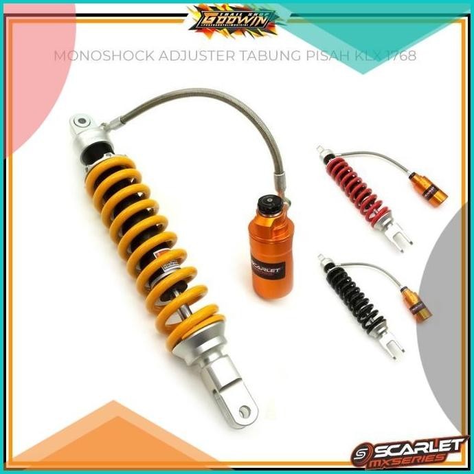 Shockbreaker Monoshock shock belakang SCARLET MX KLX 1768 Tabung pisah