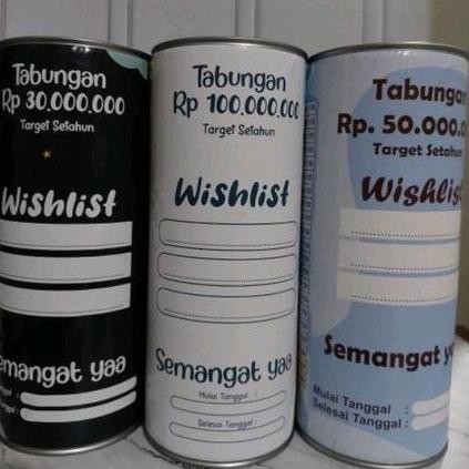 Terlaris Grosir Celengan Target Satu Tahun Jumbo Xxl Permanen 100 Juta, 50 Juta, 30Jt Celengan Targe