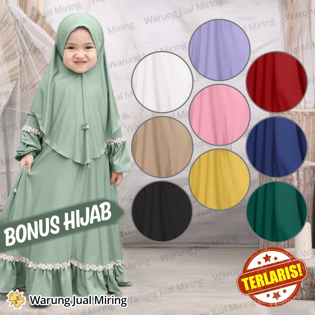 Stelan Ansk Gamiss Bju Idhul Fitri Gsmis Lebaran Bajugamis Anak2 Perempuan Umur 11 12 Tahun 2024 Gam