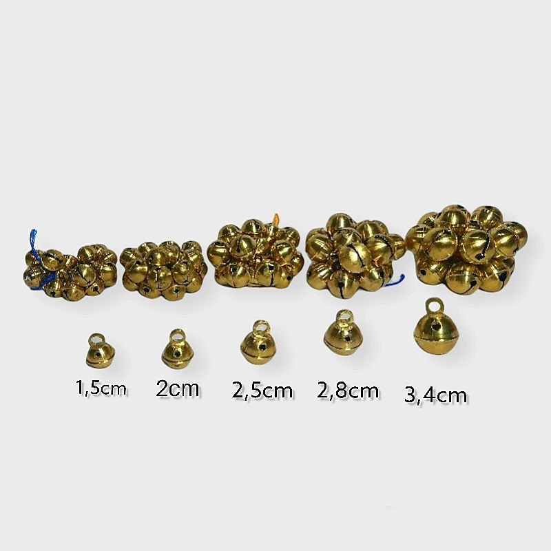 [NEW OPENING] PROMO Bel Klinting Lonceng Klintingan Klintingan kucing Bahan Kuningan 1Kodi 20pcs