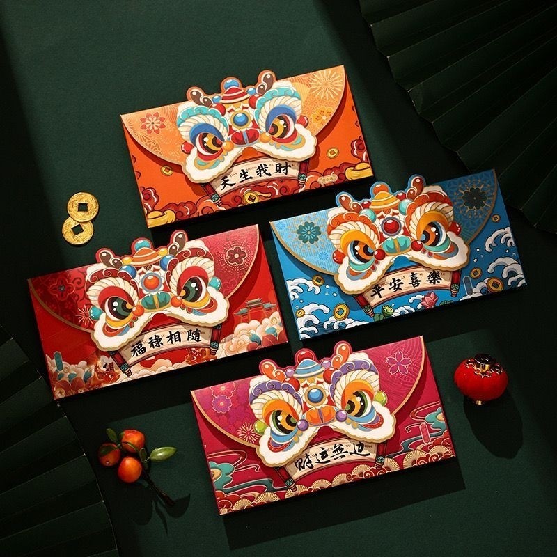 

N1G NANA ANGPAO PREMIUM 3D GOLD NAGA HONGPAO SINCIA HOKI 4PCS HRA