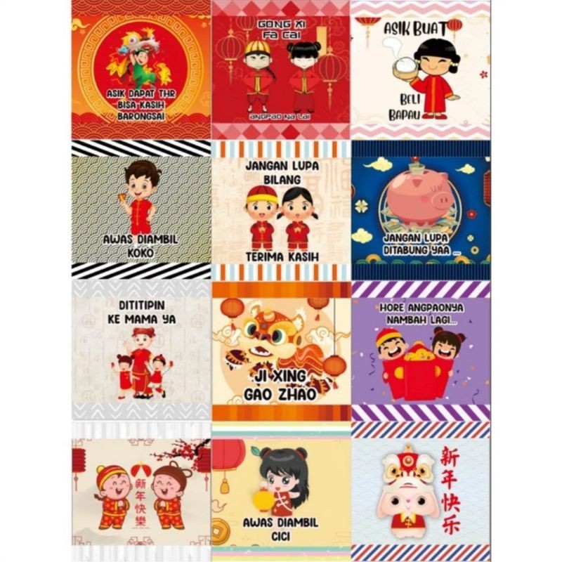 

IYF AMPLOP IMLEK BENTUK PERMEN 1 PAK ISI 10 LEMBAR ANGPAU HANGBAO LUCU UNIK VIRAL F2Y