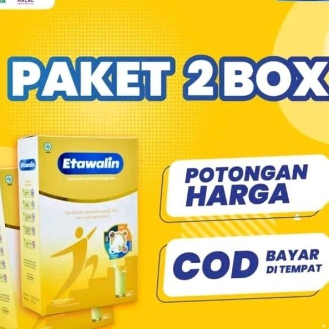 

2 Box Paket Susu Etawalin Susu Kambing Etawa Atasi Nyeri Sendi Tingkatkan Kepn & Kesehatan Tulang Susu Anti Asam Urat