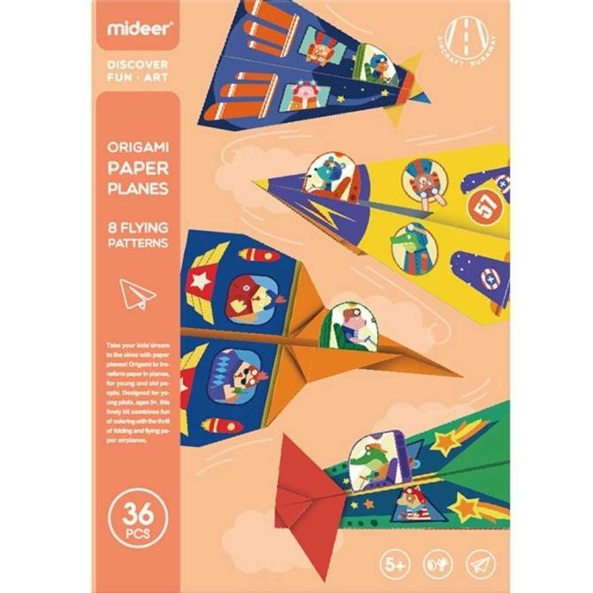 

Tweedytoys - Mideer Origami Paper Planes A4 / Pesawat Kertas Origami