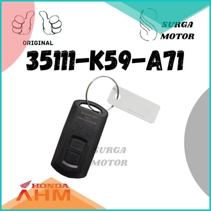 Remote Set FOB Assy Kunci Kontak Remot Keyless Vario 150 Vario150 Ori