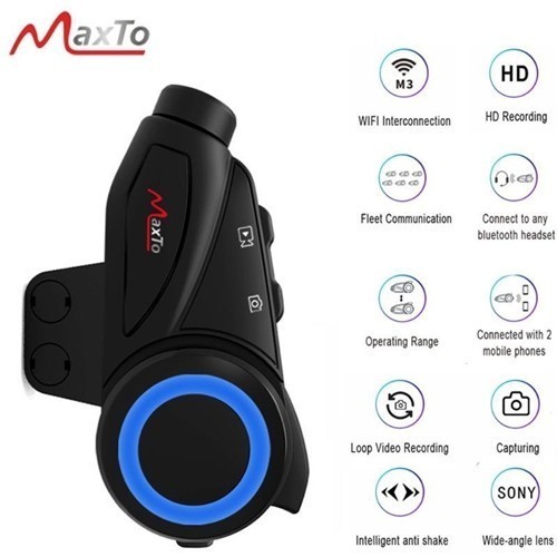 Helm - Maxto Intercom Helm Bluetooth M2 M2C M3 Fm Radio