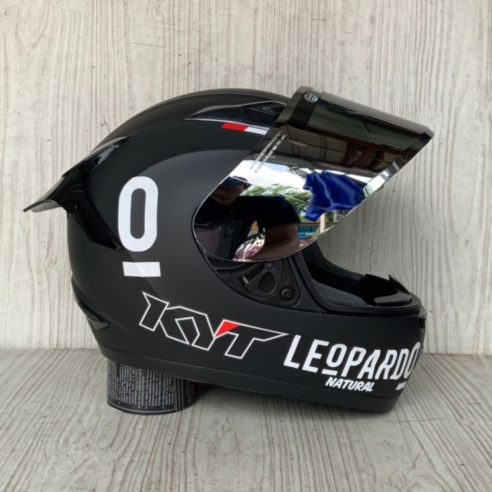 Helm - Helm Kyt R10 Solid Leopard Paket Ganteng Helm Kyt Fullface Kyt R10