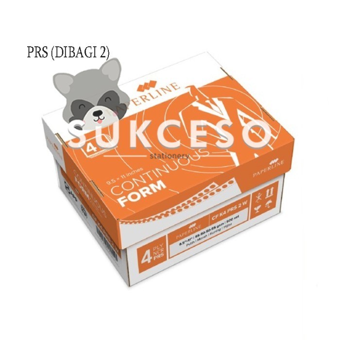 

HOT PROMO Paperline PPL Continous Form 4 Ply Warna (PRS) / Kertas CF K4 W PRS