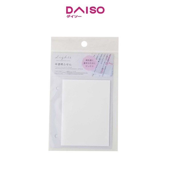 

DISKON Daiso Translucent Sticky Notes-CIS 30sheets-