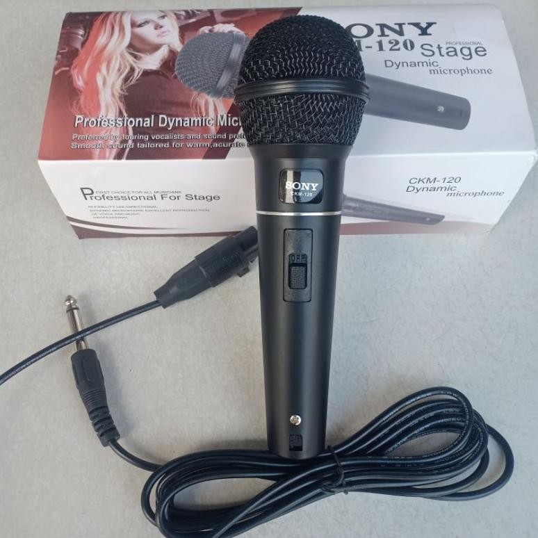 Terbaik Microphone Karaoke Suara Jernih Sony Sn 100 Mic Kabel Speaker Mikrofon Cocok Buat Anak Belaj