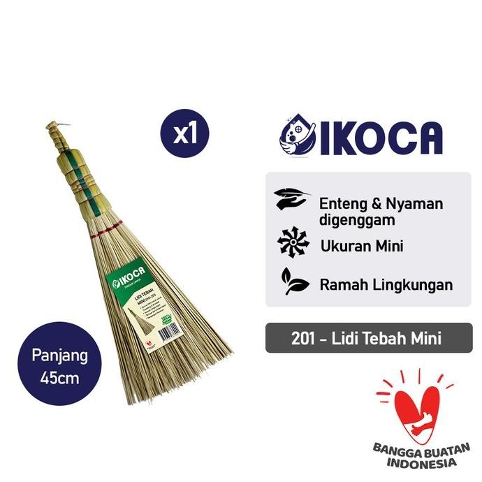 COD Sapu Lidi Kasur mini travel size Lidi Tebah Dust Remover IKOCA IKO-201