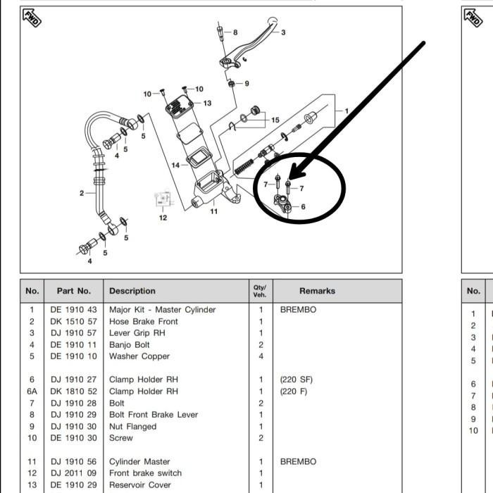 TERBARU RUMAH SPION KTM DUKE RC ADV 200 250 390 / DUDUKAN SPION KANAN REM KTM