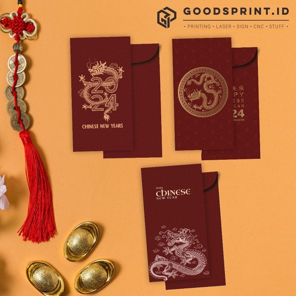 

Bisa Cod Angpao Imlek Sincia Chinese Dragon 2024 Readystock Isi 6 Pcs Angpau Imlek Naga Promo