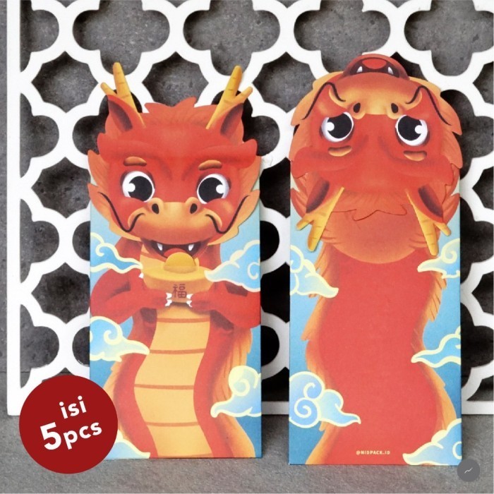 

MURAH Angpao Imlek Naga Angpau Dragon Tahun Baru Sincia 24 (Baby Dragon)